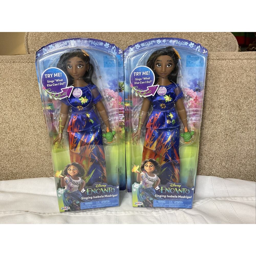 DISNEY ENCANTO SINGING ISABEL MADRIGAL DOLLS 11 IN